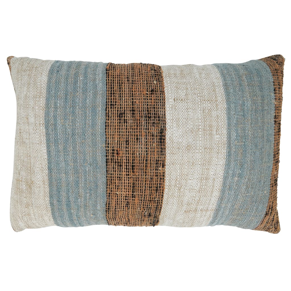 Banded Design Throw Pillow