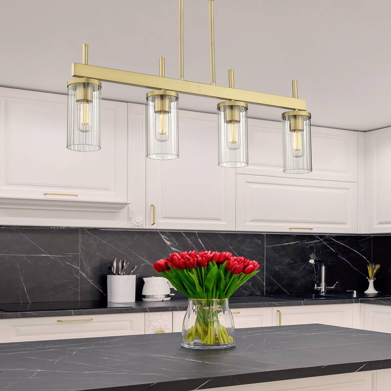 Copper Grove DeBruy 4-light Linear Pendant