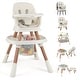 preview thumbnail 1 of 8, Gymax 16-in-1 Baby High Chair w/ Activity Center Booster Seat Building White