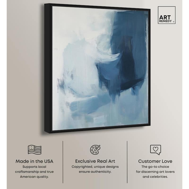 Glacial Reflections II Canvas by Art Remedy
