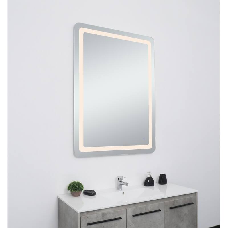 Indigo Home 36in x 48in soft edge LED mirror