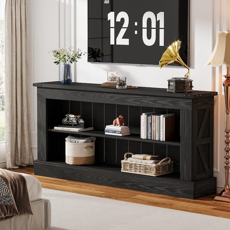 63" Farmhouse TV Stand for 75-Inch TV