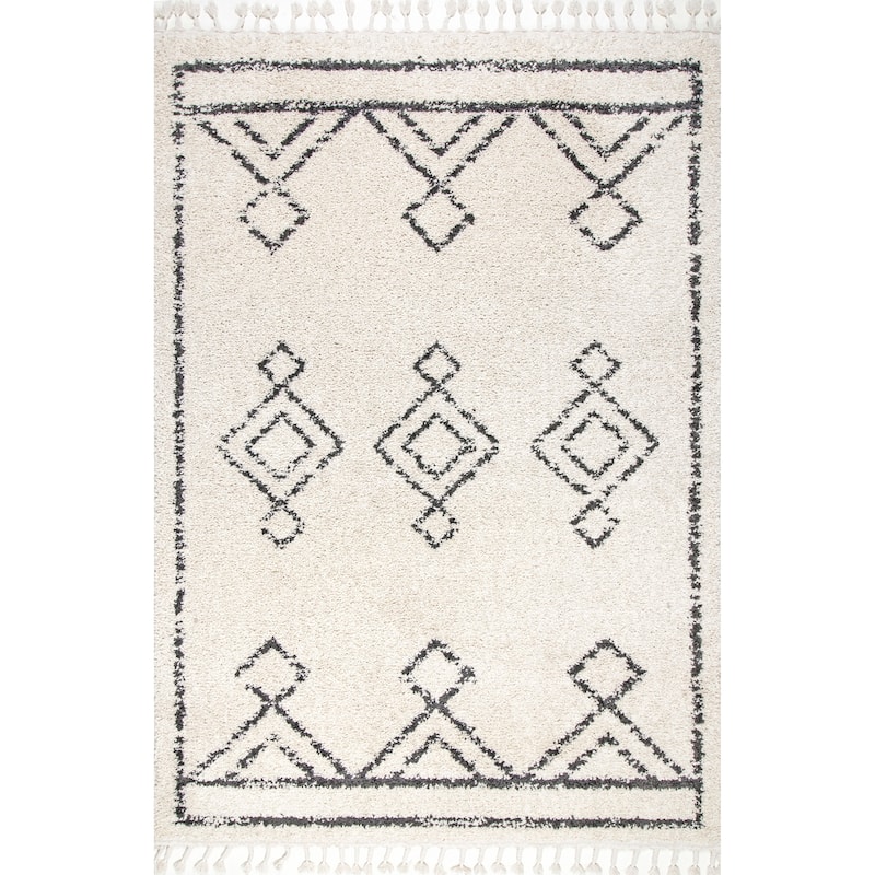 Nuloom Mackie Moroccan Tasseled Shag Area Rug
