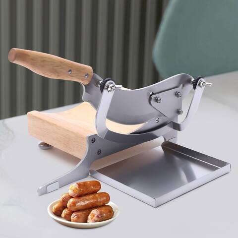 Manual Food Slicer with Adjustable Thickness Baffle