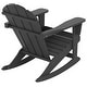 preview thumbnail 68 of 85, POLYTRENDS Laguna Adirondack Eco-Friendly Poly All-weather Outdoor Rocking Chair