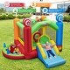 preview thumbnail 6 of 10, Candy Land Theme Kids Inflatable Bounce House with 735W Air Blower - 12.5ft x 11.5ft x 8ft (L x W x H)