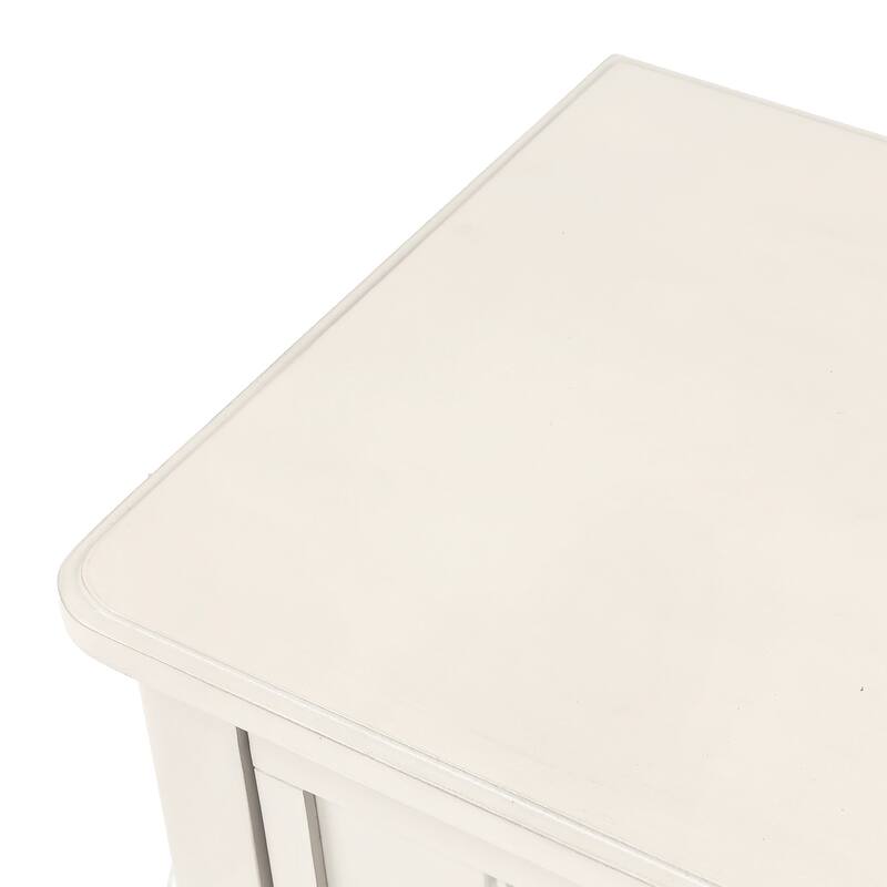 Narrow Console Table, Slim Sofa Table with Three Storage Drawers and Bottom Shelf