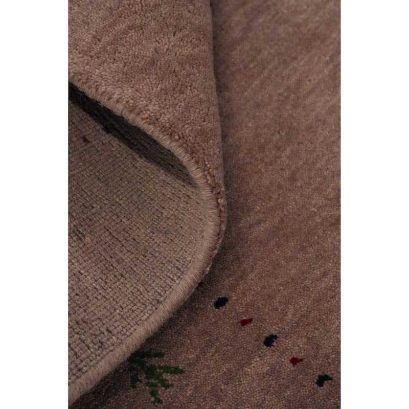 Tribal Gabbeh Oriental Accent Rug Handmade Wool Carpet - 5' 9'' X 3' 9''