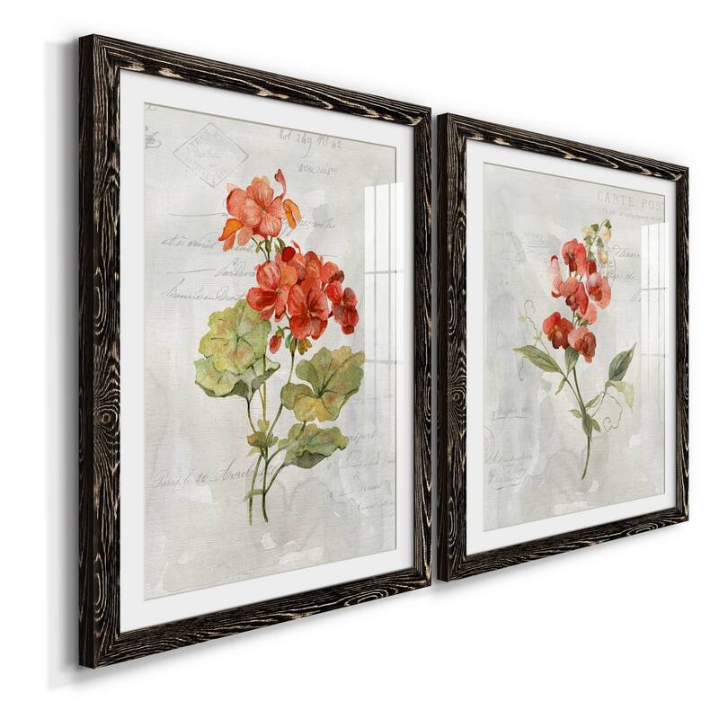 Linen Geranium-Premium Framed Print - Ready to Hang