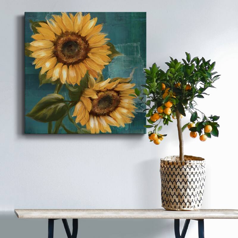 Sunflower II-Premium Gallery Wrapped Canvas - Ready to Hang