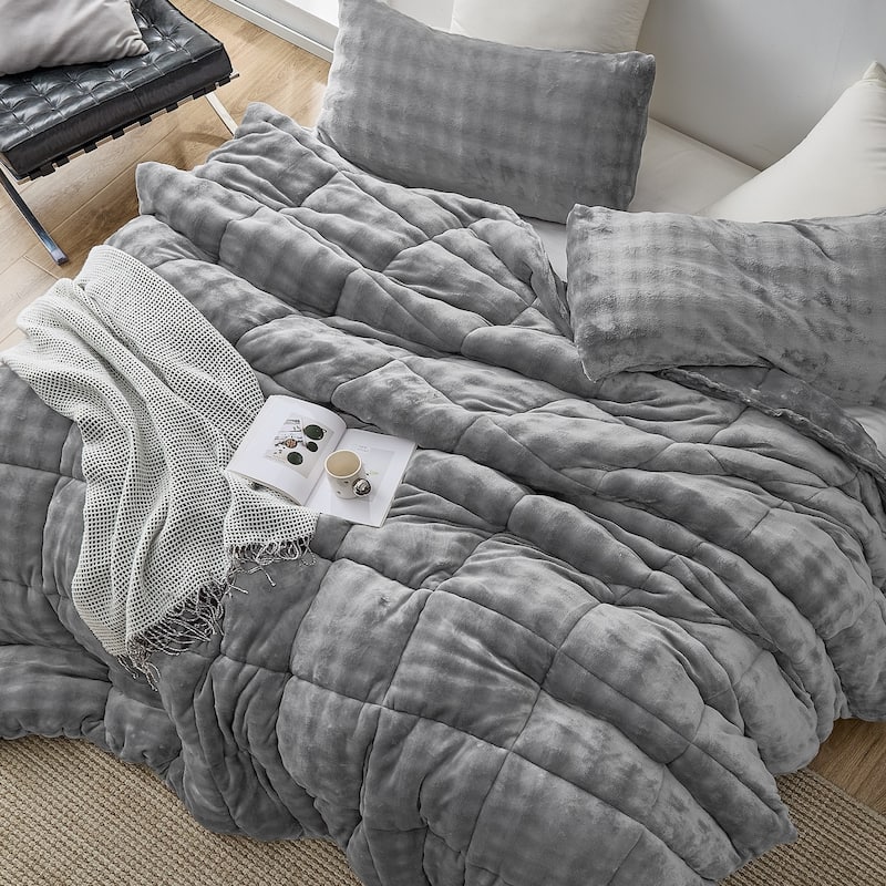 Git Puffy Cozy - Coma Inducer Oversized Comforter Set - Frost Gray