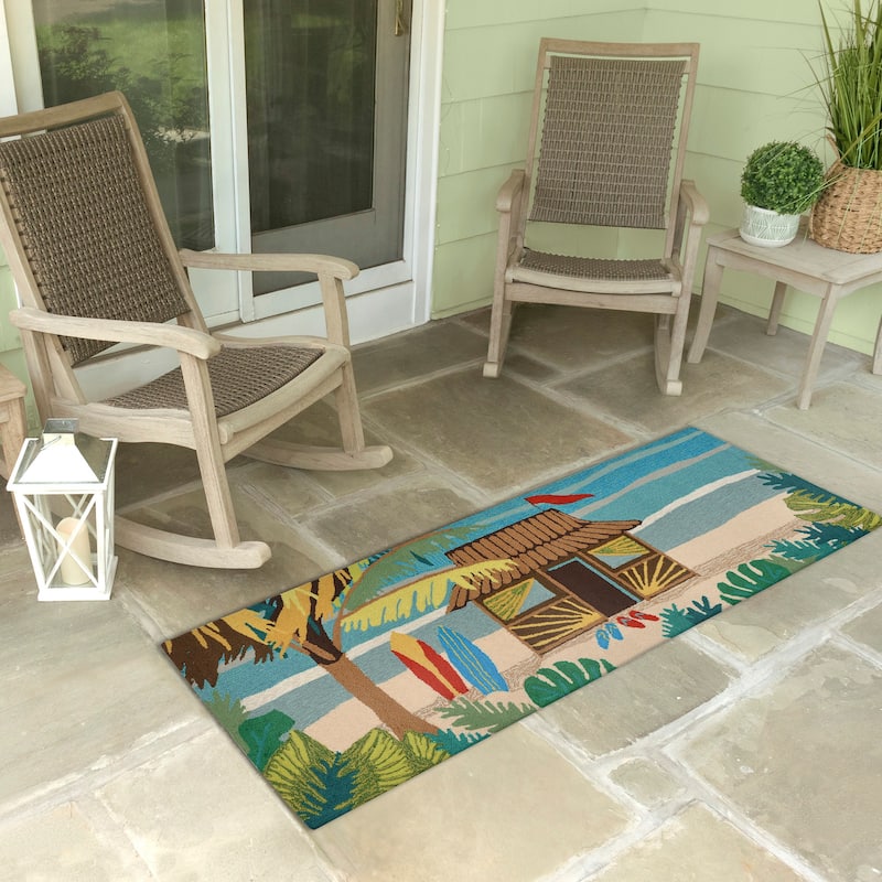 Liora Manne Frontporch Tiki Hut Indoor/Outdoor Rug
