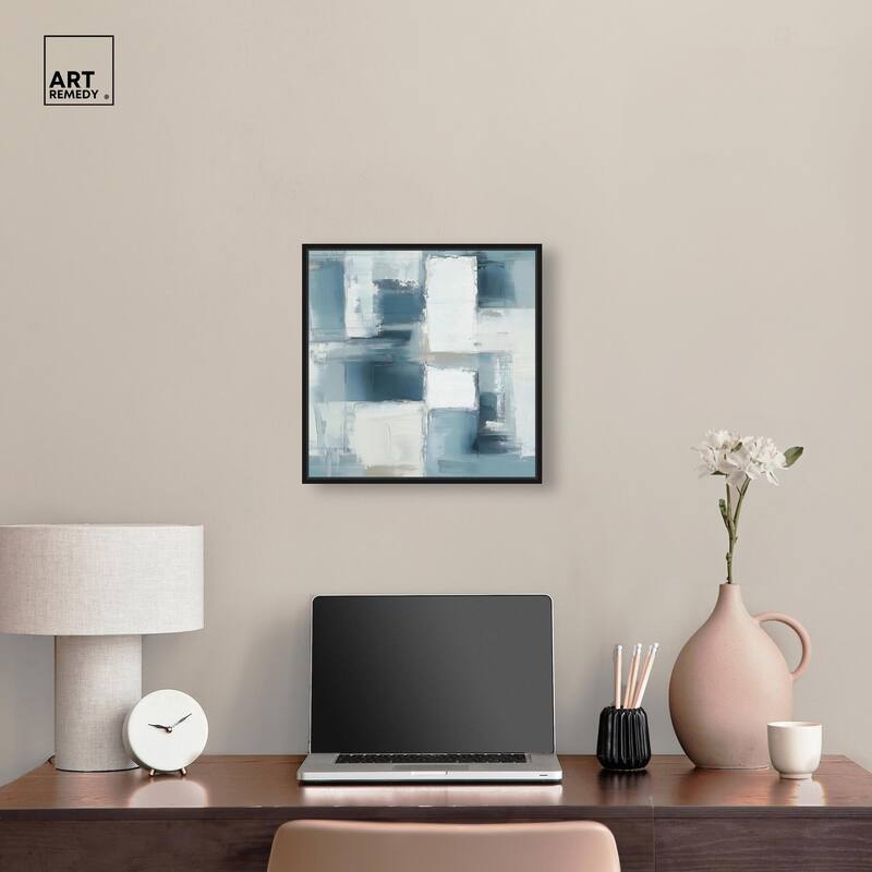 Deconstructed Blue I Canvas by Art Remedy