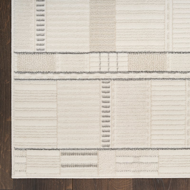 Nourison Nordic Indoor only Geometric Area Rug