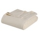preview thumbnail 2 of 4, Superior Diamond Weave All-Season Bedding Cotton Blanket