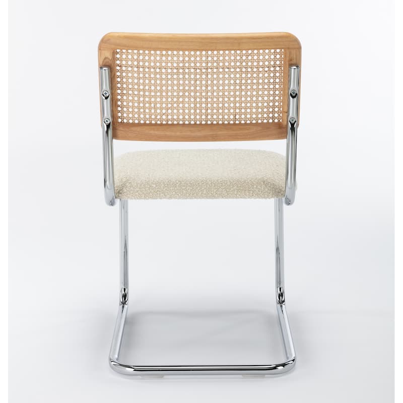 Hayward Cane Back Boucle Side Chair (Set Of 2)