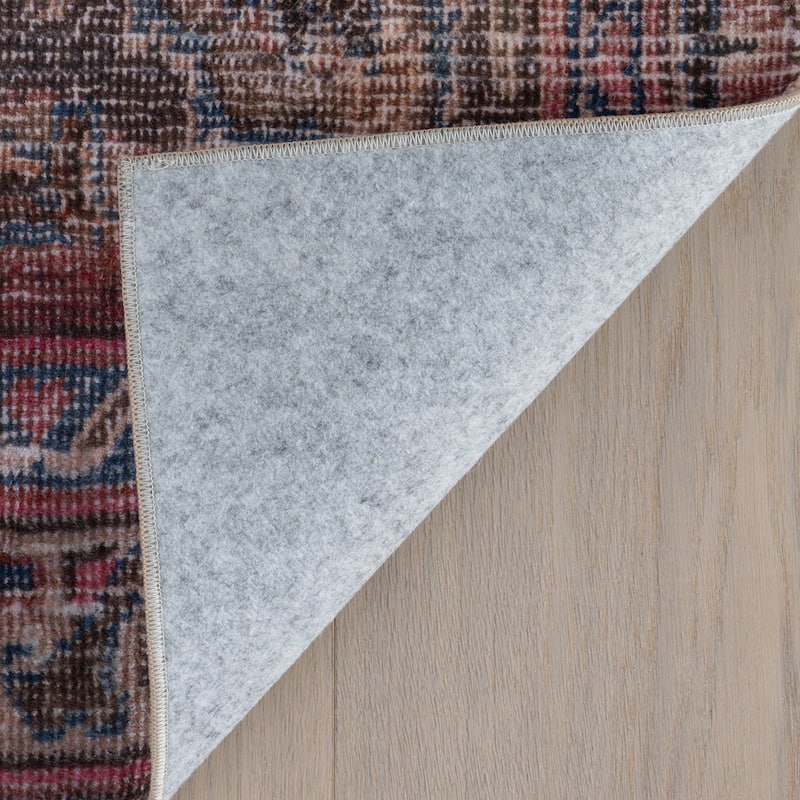 Nuloom Corisandi Traditional Medallion Washable Rug