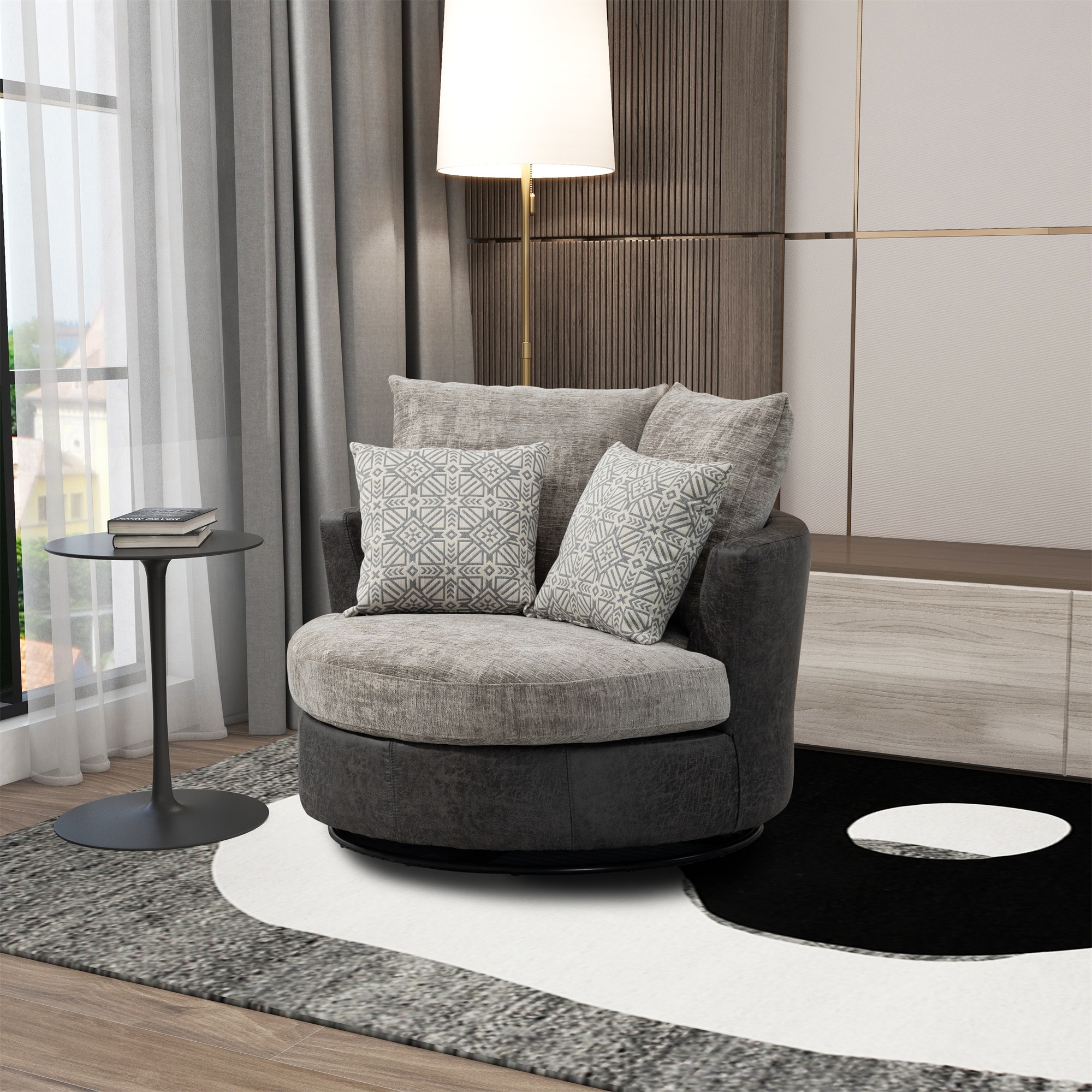 Tommy hilfiger swivel barrel chair 2025