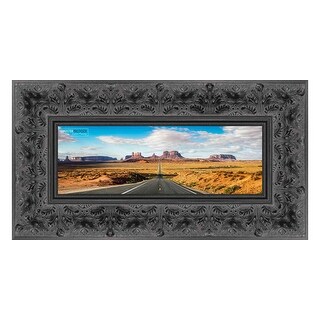 14x40 Frame Black Real Wood Picture Frame Width 0.75 Zambia - View #3