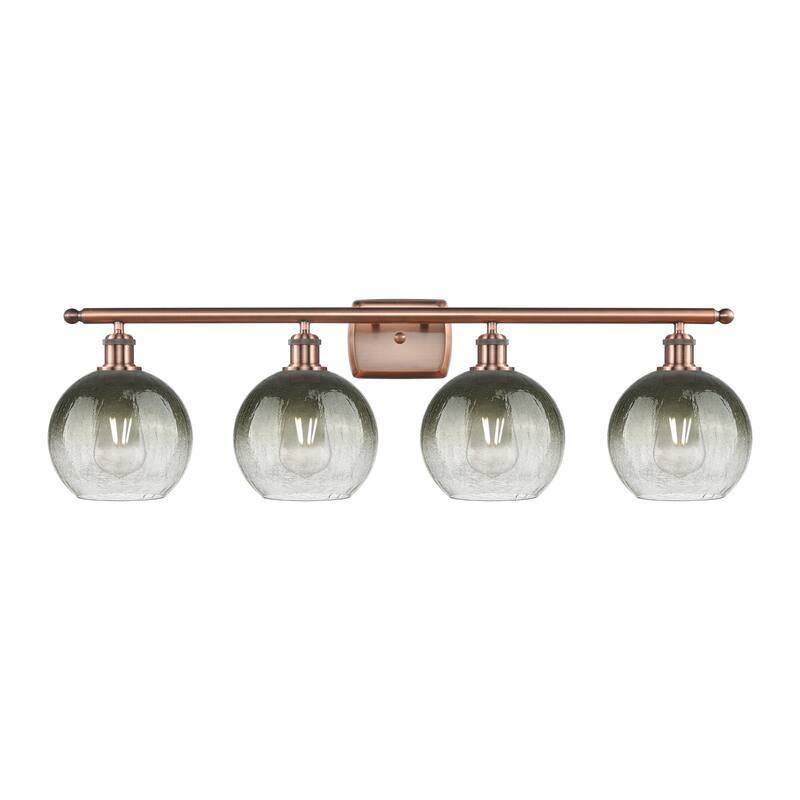 Innovations Lighting Endless Possibilities Ballston - Brookhaven Globe - 4 Light 38" Bath Vanity Light