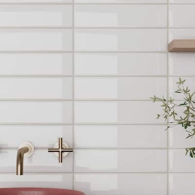 City 3 in. x 12 in. Glazed Ceramic Subway Wall Tile