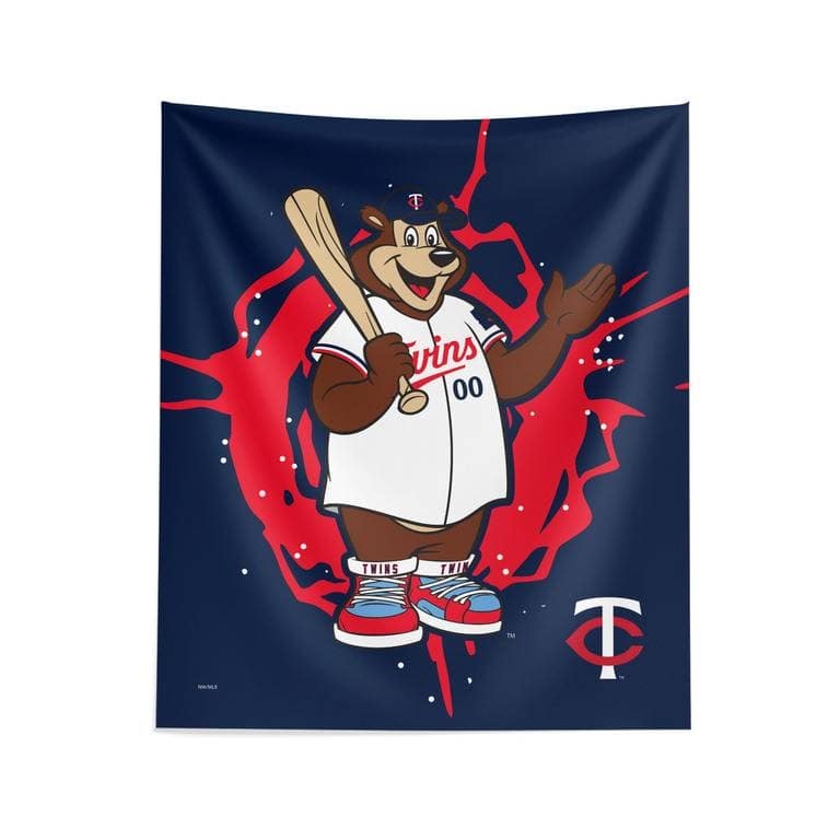 MLB Mascot Printed Wall Hanging - 34" x 40" - Minnesota Twins