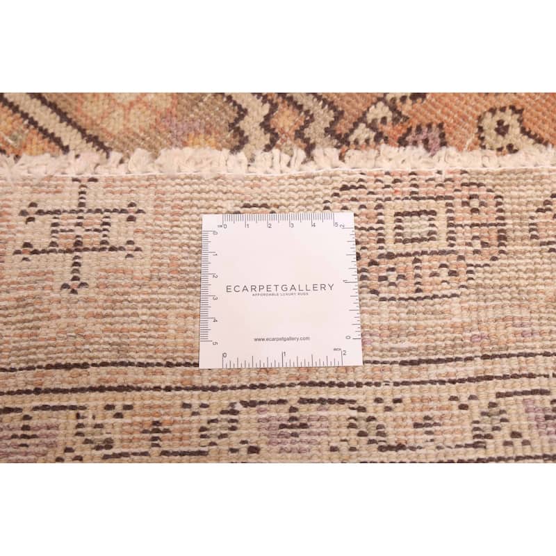 ECARPETGALLERY Hand-knotted Antalya Vintage Brown Wool Rug - 4'0 x 5'11