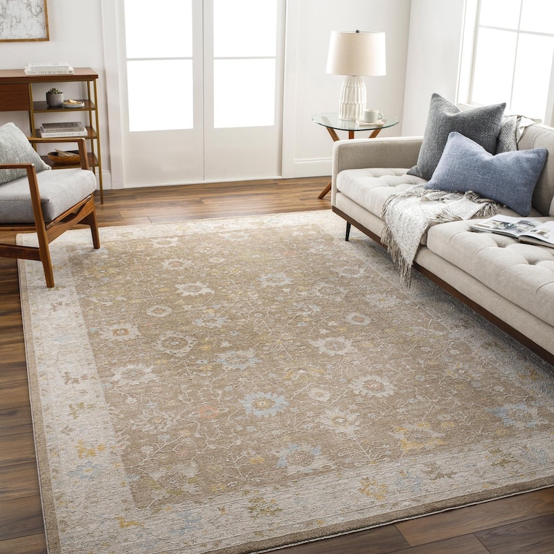 Livabliss Avant Garde Traditional Medallion Area Rug - Brown - 9' x 12' 2"