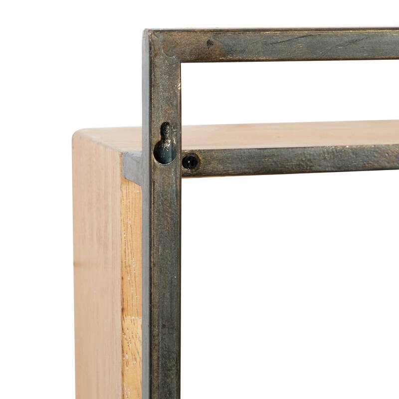 Wood Wall Shelf - Brown - Roche River Decor