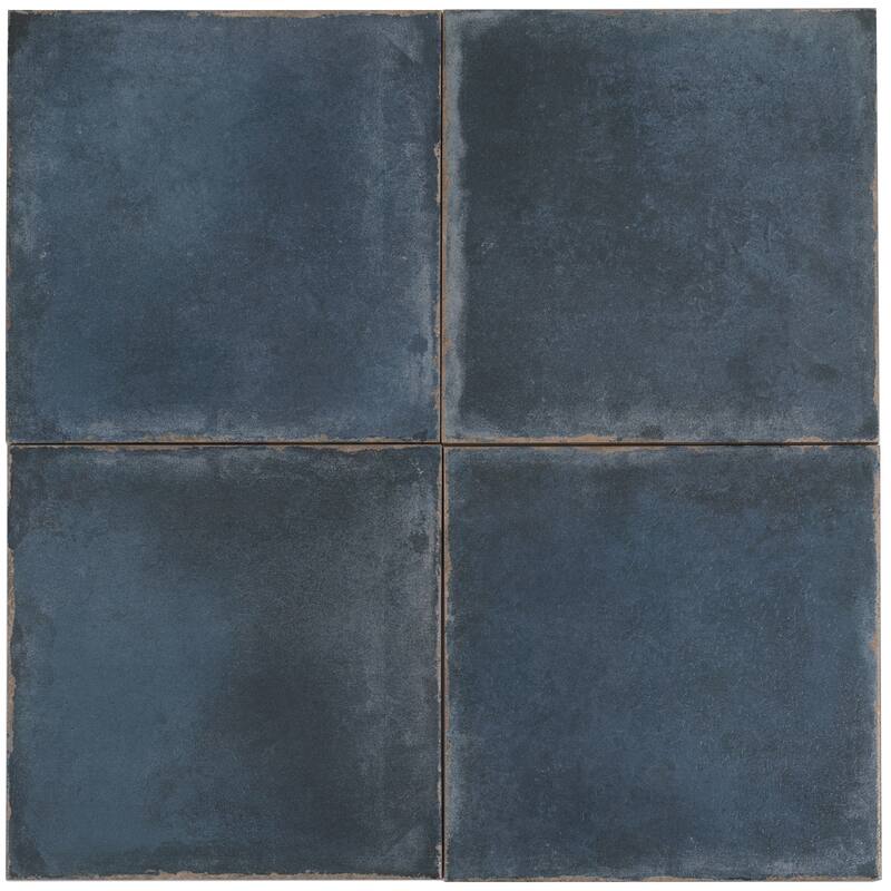 Faenza 8x8 Midnight Navy Porcelain Square Wall and Floor Tile (6.46 sq ft/case) - 15 Pack