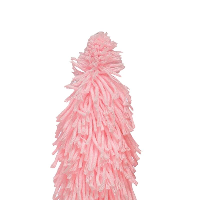 Fabric Yarn Tree with Wood Block Base