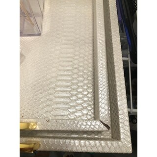 Ursula White Trays - Set of 3