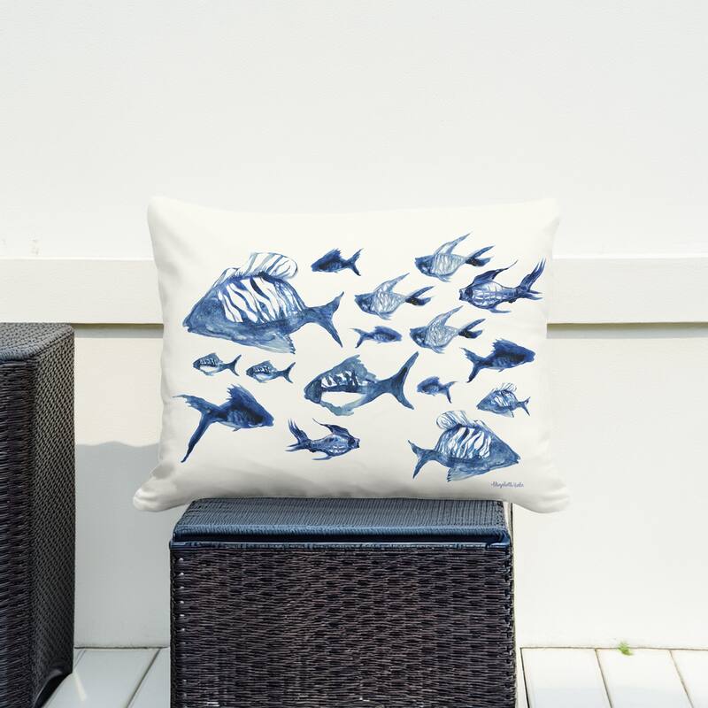 Magnolia Casual Outdoor Pillow Underwater Ballet 19x24
