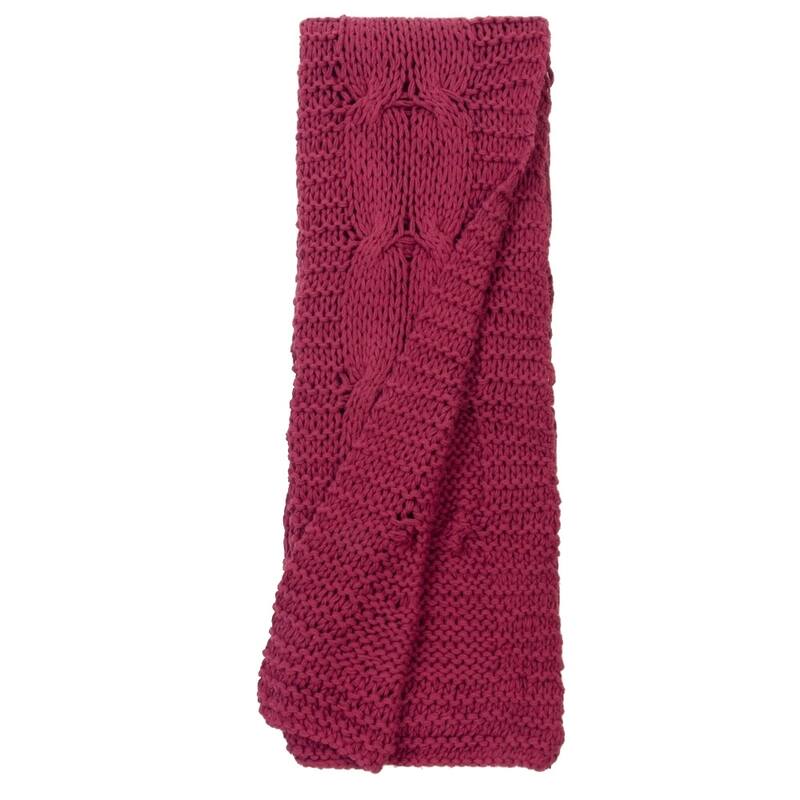 Cottage Home Michaela Cotton Knitted Throw Blanket