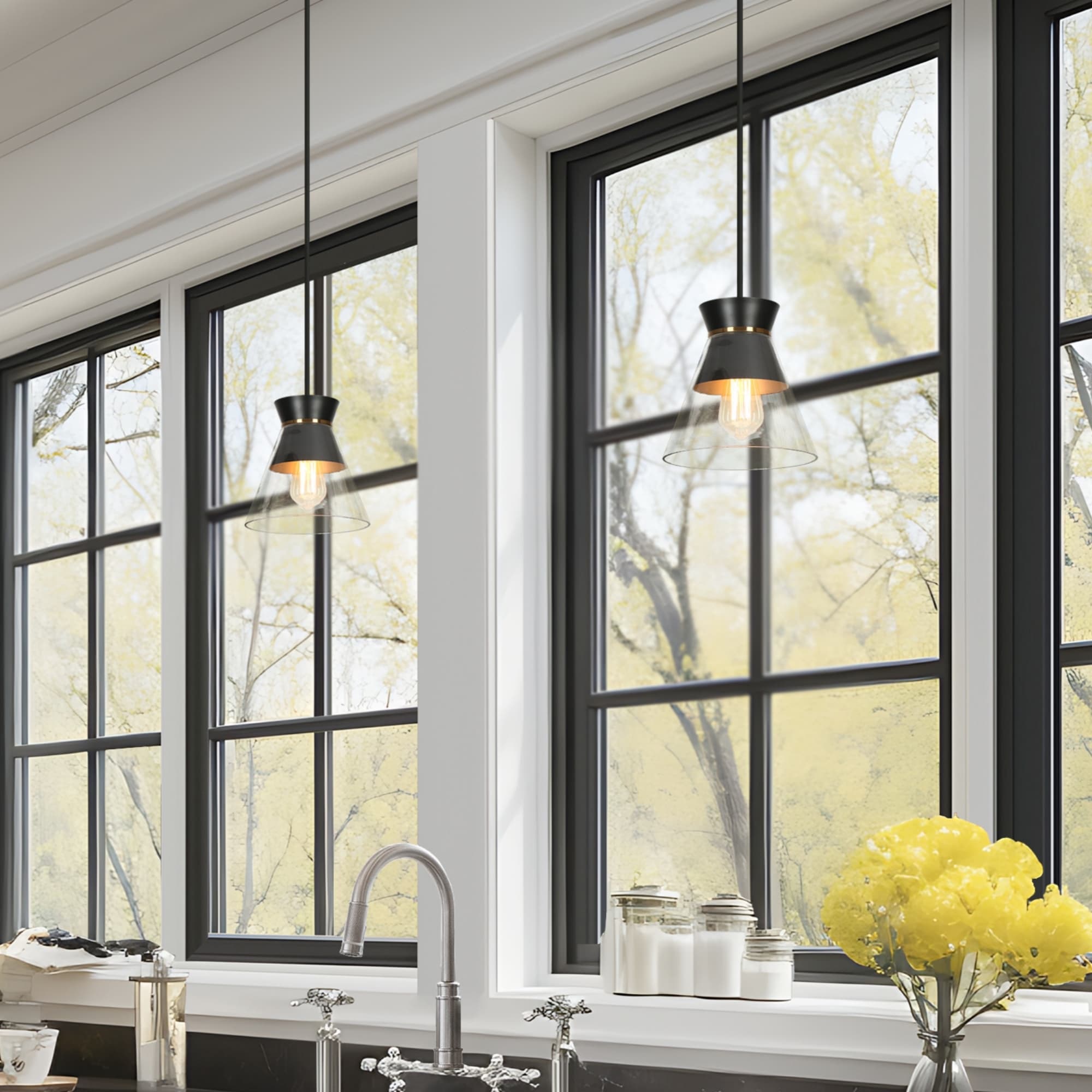 Wayfair glass pendant light cheap
