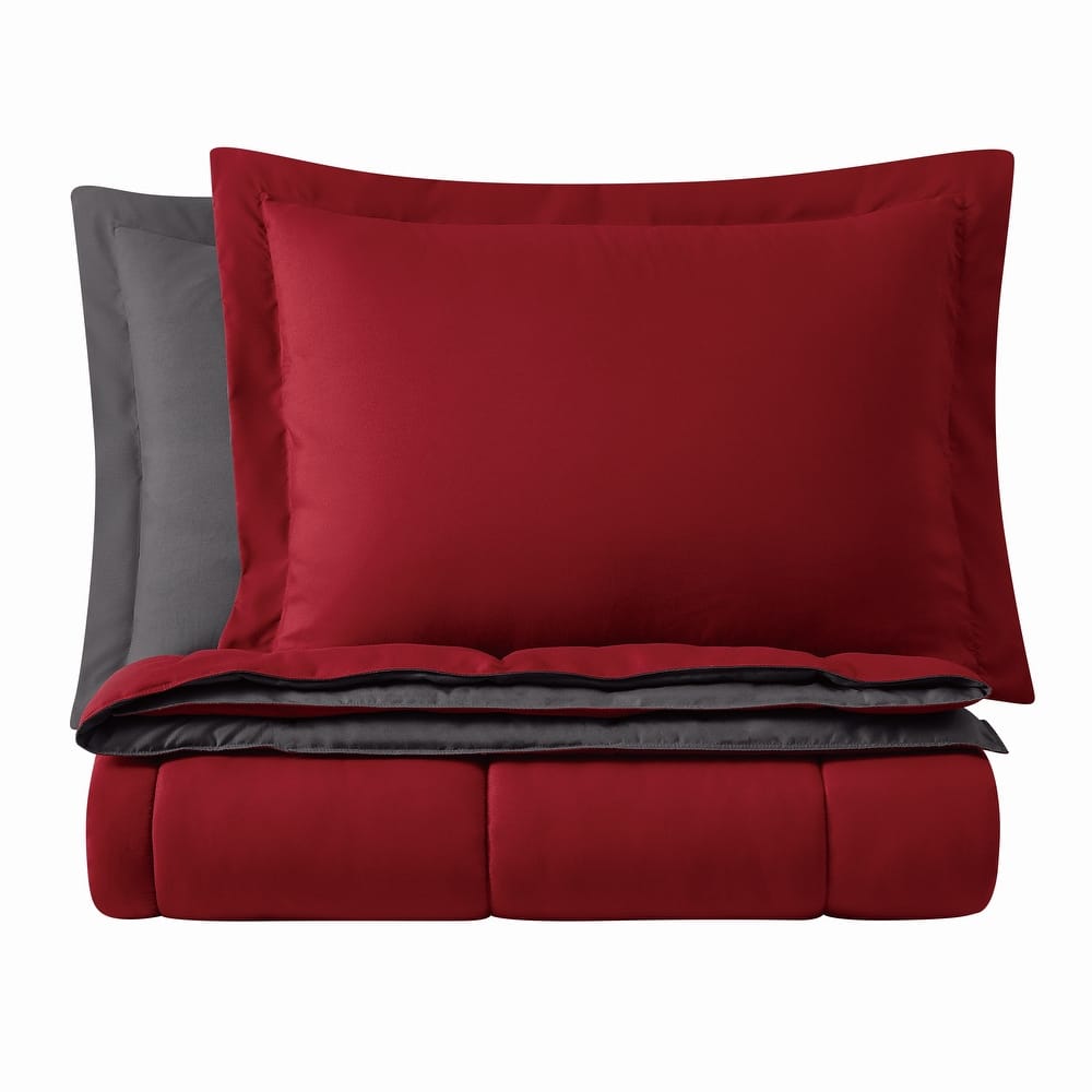 Truly Soft Everyday Reversible Down Alternative 3-Piece Comforter Set