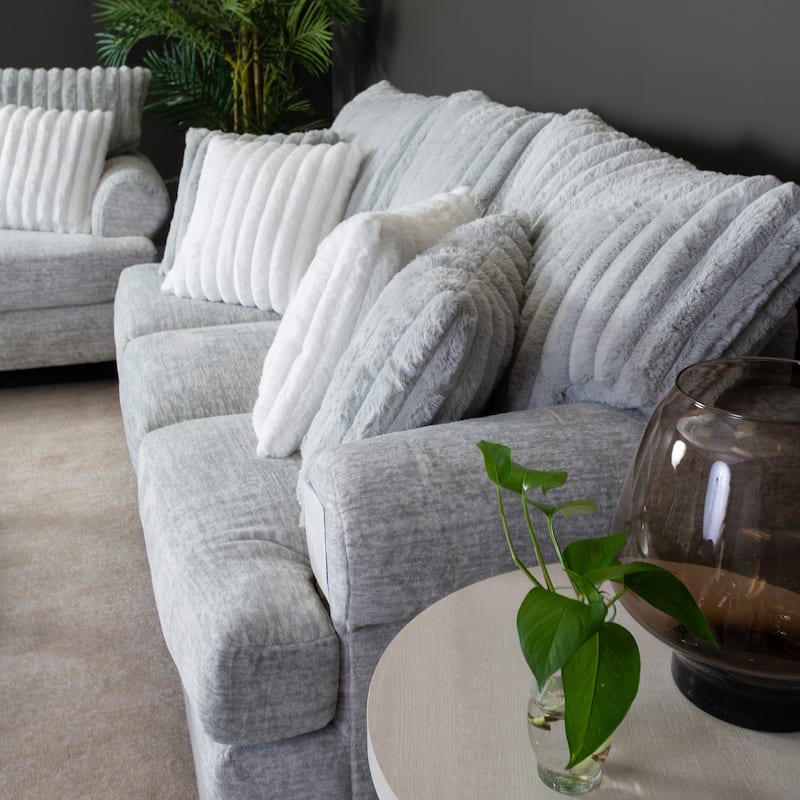 Roundhill Oasis 2-Piece Living Room Set, Sofa and Loveseat