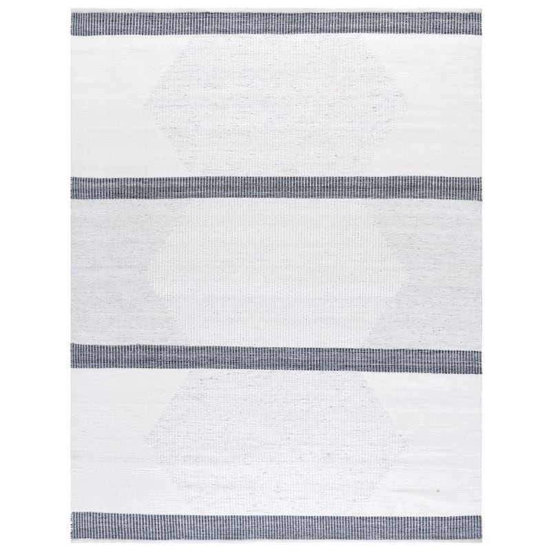 SAFAVIEH Handmade Kilim Ozlem Boho Rug - 8' x 10' - Dark Grey/Ivory
