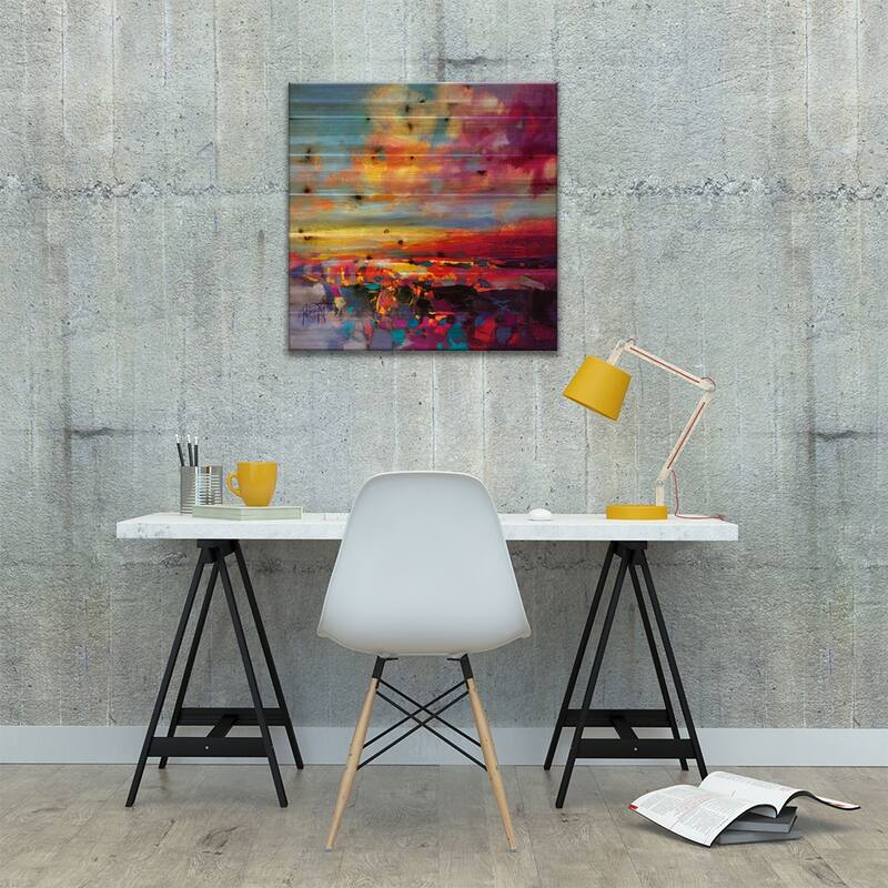 Luminance Study II Print On Wood by Scott Naismith - Multi-Color