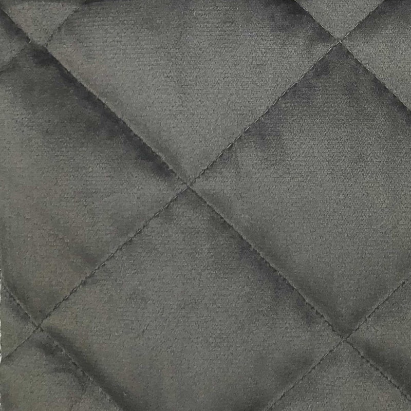 HiEnd Accents Velvet Diamond 3 Piece Quilt Set with Pillow Shams