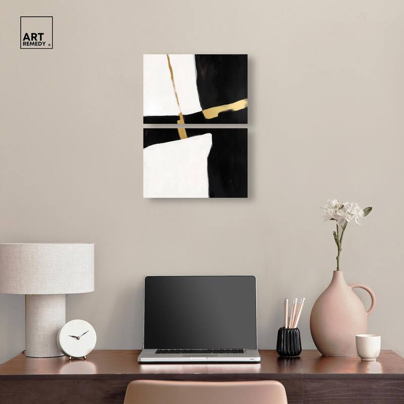 Urban Grid II Canvas Set of 2 by Art Remedy, Gallery Wrapped