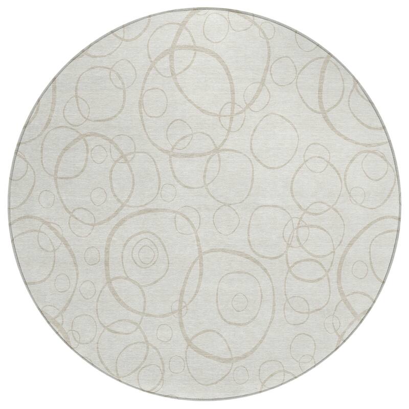 Machine Washable Indoor/ Outdoor Contemporary Nexus Chantille Rug