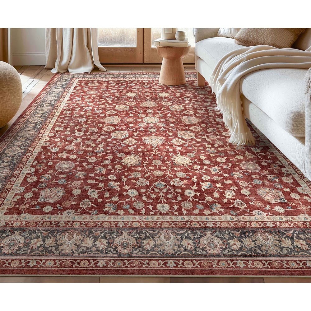 Well Woven Asha Rome Vintage Oriental Persian Flat-Weave Area Rug