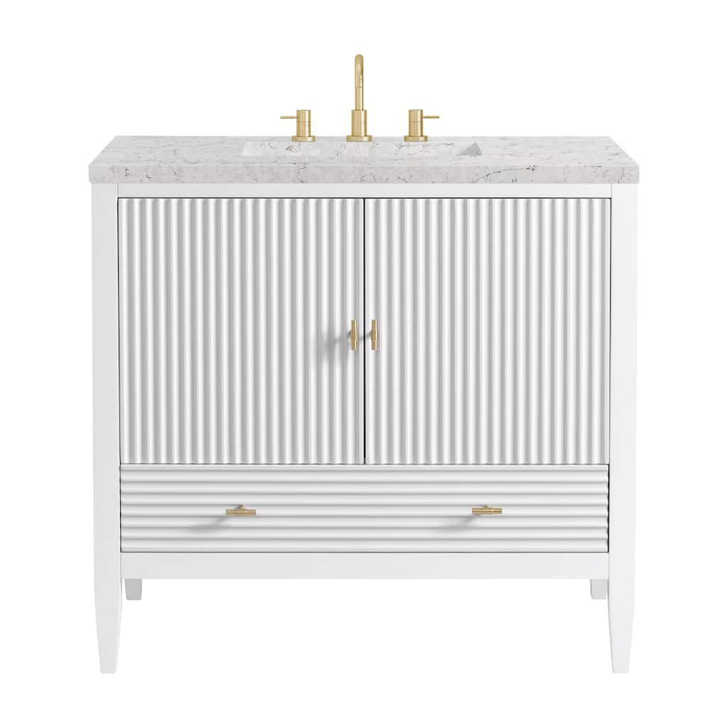 James Martin Vanities 485-V36-3EJP Myrrin 36" Single Basin Wood Vanity