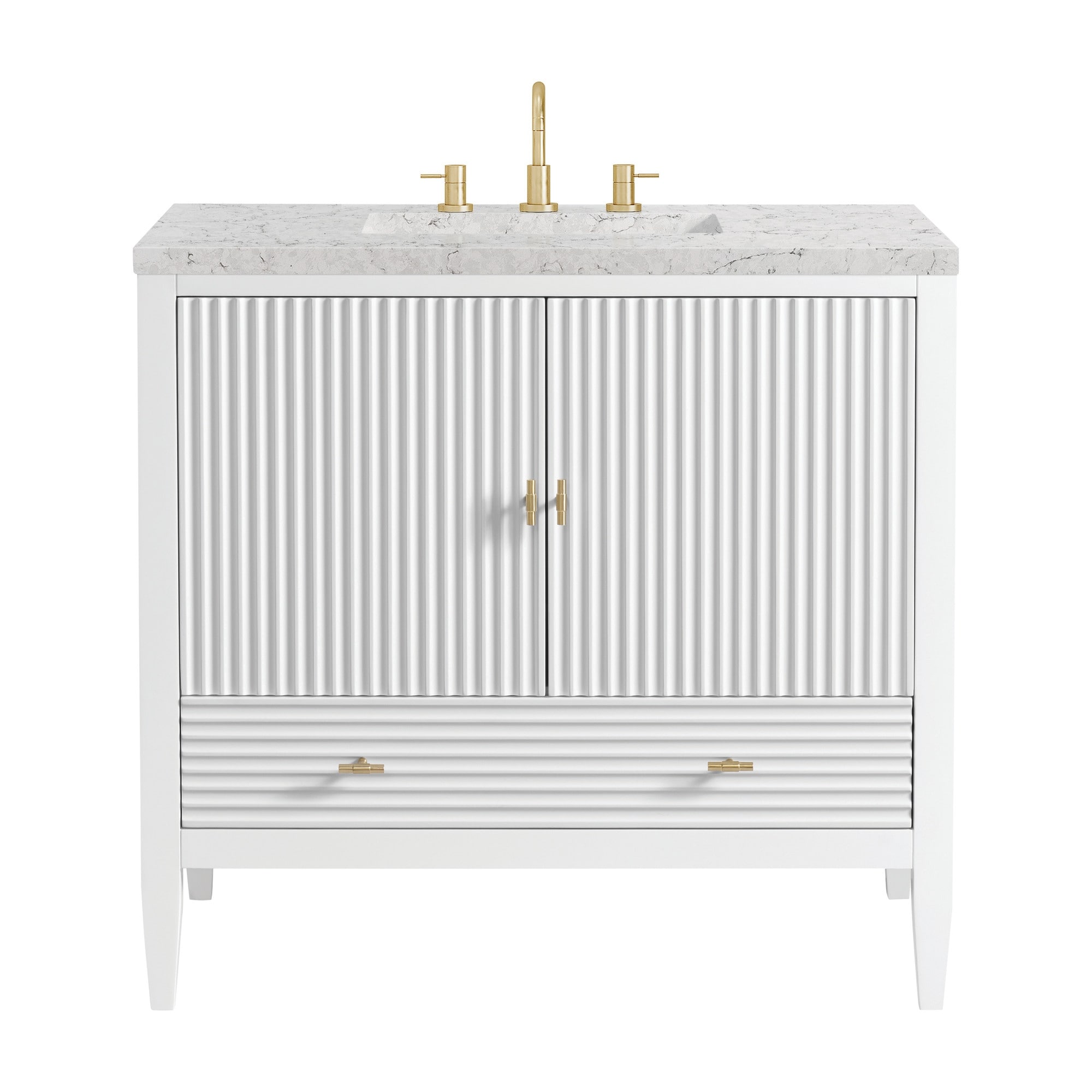 James Martin Vanities 485-V36-3EJP Myrrin 36" Single Basin Wood Vanity