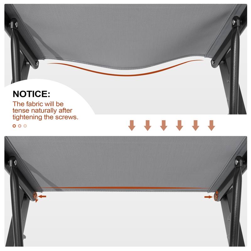 Outdoor Pool Lounger Aluminum All-weather Adjustable Chaise Lounge Chair - See Picture