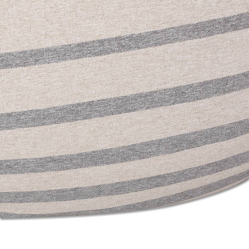 Hudgeons Indoor Striped Bean Bag by Christopher Knight Home