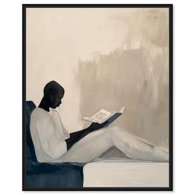 Void Reader I Canvas by Art Remedy