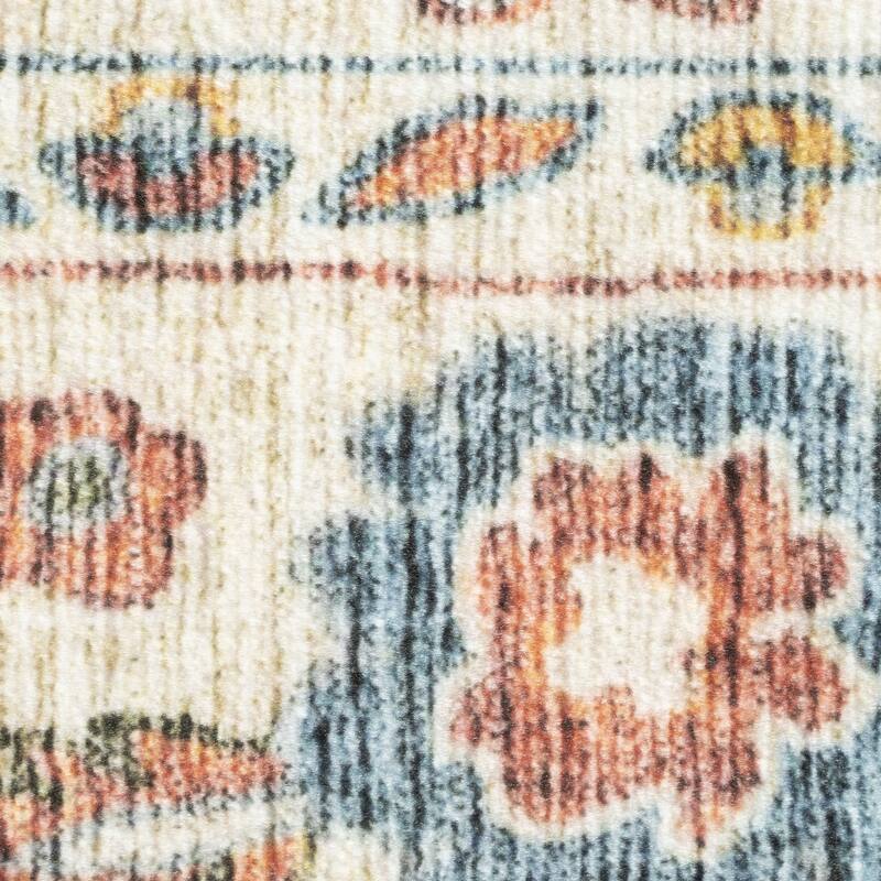 Smart Wash Ambient Glam Oriental Indoor Polyester Area Rug