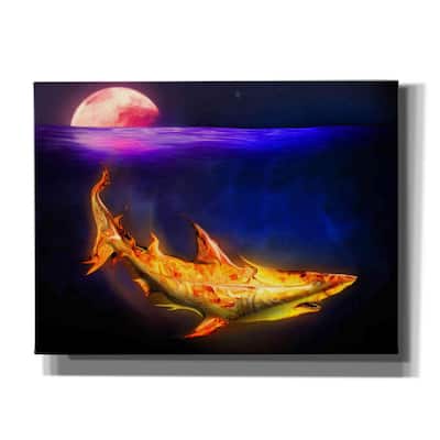 Epic Graffiti 'Mako Shark' by Michael StewArt, Canvas Wall Art